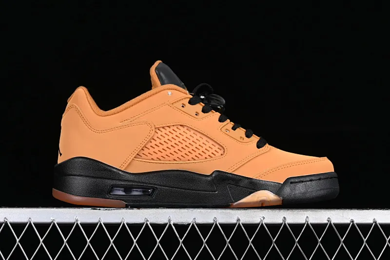 All categories Air Jordan Jordan series basketball shoes Air Jordan 5 Z version Air Jordan Retro Low AJ5 Joe 5 wheat yellow low-top basketball shoes DA8016-700